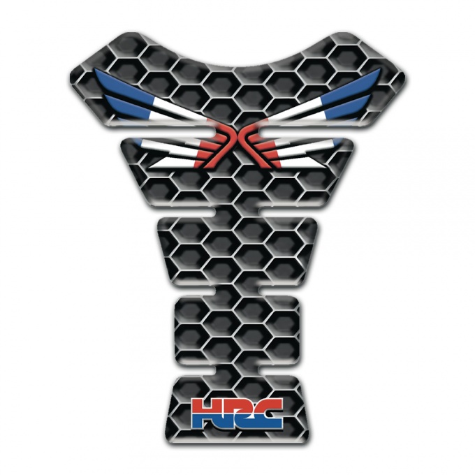 Honda Tank Pad Motorbike Metal Honeycomb Design 