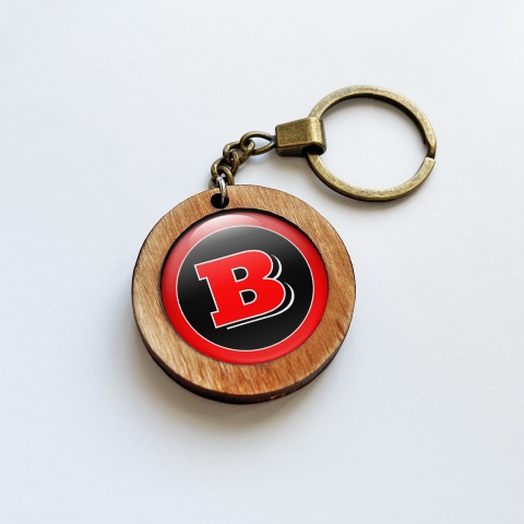 Brabus Key Chain Handmade Black red Edition
