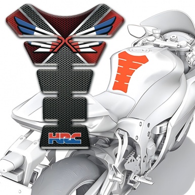 Honda HRC Tank Pad Protector Stylish Silicone Sticker 