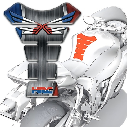Honda Tank Protector Center Silicone Sticker High End Print 