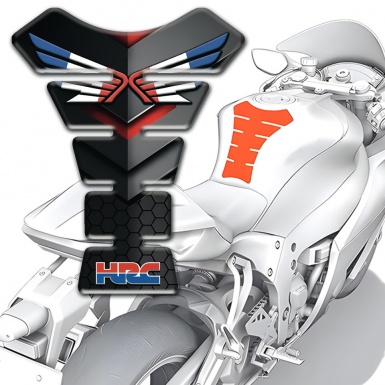 Honda Tank Protector Unique Print Base Fly Logo Style 