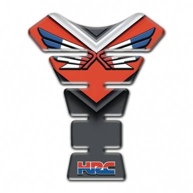 Honda Tank Guard Pads Orange Grey Print Fly Logo Edition 