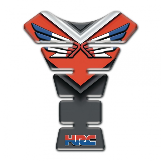 Honda Tank Guard Pads Orange Grey Print Fly Logo Edition 