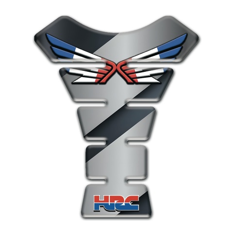 Honda Tank Pad Protector Grey patterns Background and HRC Model 