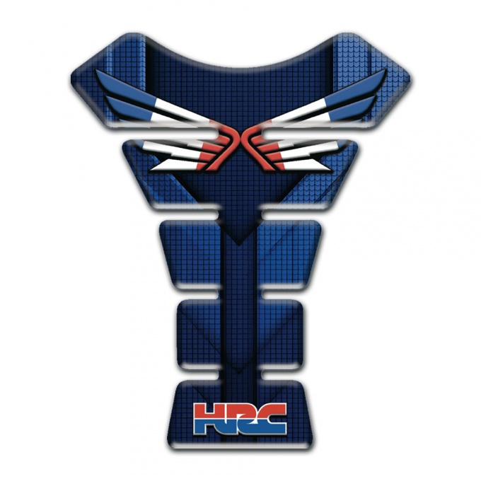 Honda Tank Protector Dark Blue motif Design HRC Style 