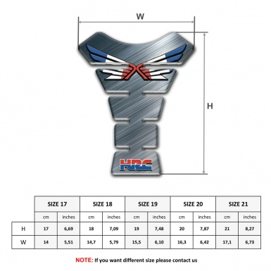 Honda Tank Pad Motorbike Matt Background edition 