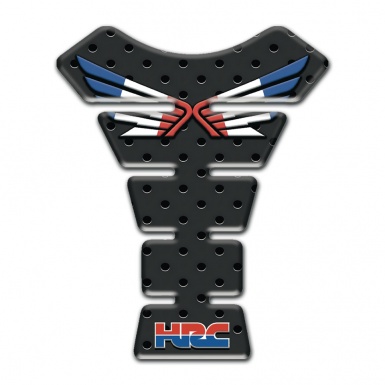 Honda Tank Guard Pads Perforated Rubber Effect HRC Edition 