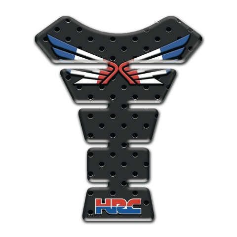 Honda Tank Guard Pads Perforated Rubber Effect HRC Edition 