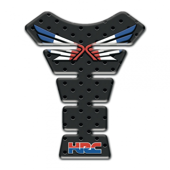 Honda Tank Guard Pads Perforated Rubber Effect HRC Edition 