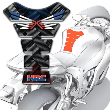 Honda Tank Pad Protector Stylish 3D Interlacing Edition 