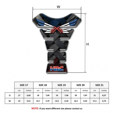 Honda Tank Pad Protector Stylish 3D Interlacing Edition 