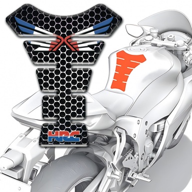 Honda Tank Fuse Perforated Steel Print effect 