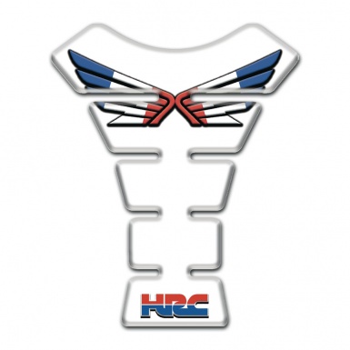 Honda Tank Pad Motorbike White Design HRC Variant 