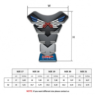 Honda Tank Guard Pads Motorcycle Silicone Sticker Best Version 