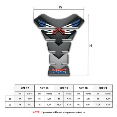 Honda Tank Protector HRC Type Wings Logo Edition 
