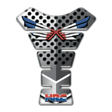 Honda Tank Guard Pads Perforated Base Logo with Wings Edition 