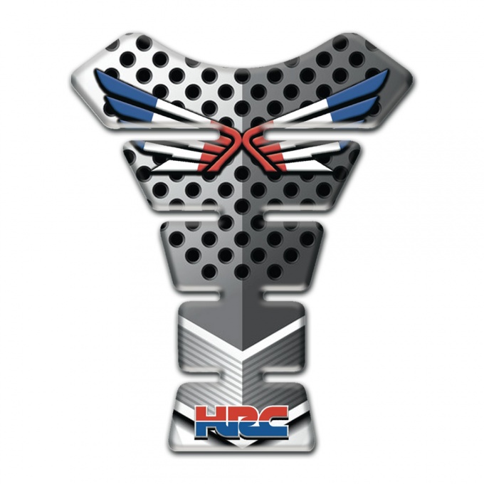 Honda Tank Guard Pads Perforated Base Logo with Wings Edition 