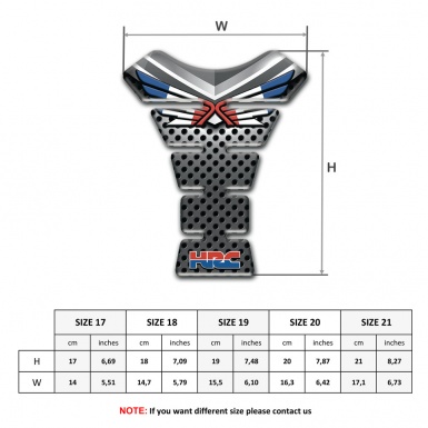 Honda Tank Fuse Perforated Style Base HRC Type 