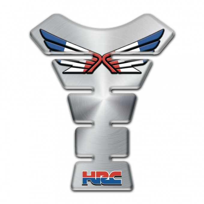 Honda Tank Pad Protector Silver Background HRC Type 