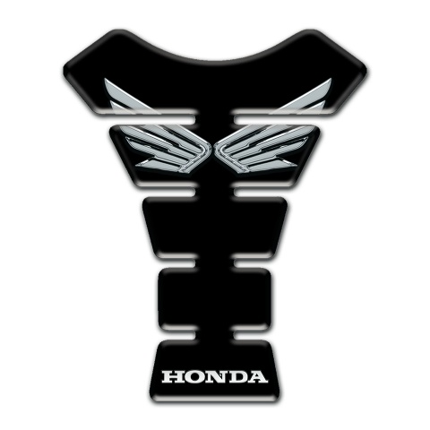 Honda Tank Pad Protector Black Print Silver Logo 
