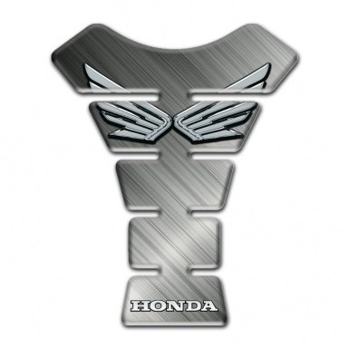 Honda Tank Fuse Matt Base Silver Logo 