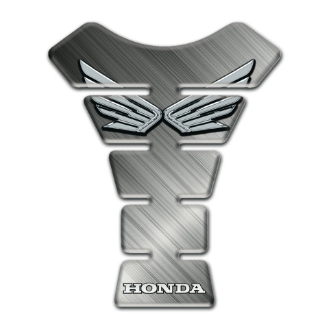 Honda Tank Fuse Matt Base Silver Logo 