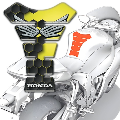Honda Tank Protector Hexagonal Figures base 