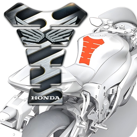 Honda Tank Protector Stylish Decoration Silver Logo 