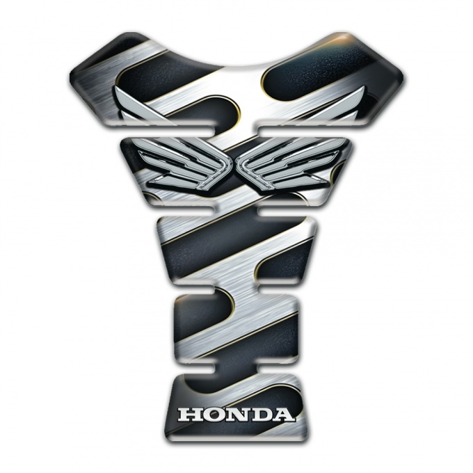 Honda Tank Protector Stylish Decoration Silver Logo 
