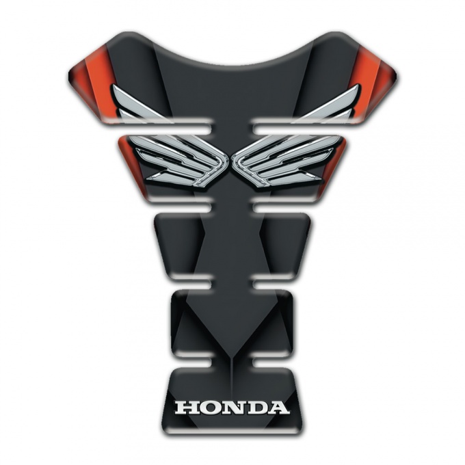 Honda Tank Protector Motorcycle Edition Silver Logo Style 