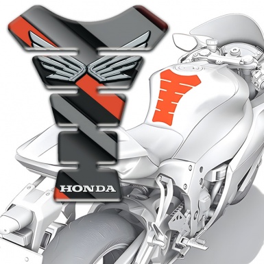 Honda  Tank Guard Pads Diagonal Decoration Style 