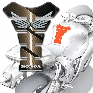 Honda Tank Pad Protector Bronze Motif Design 