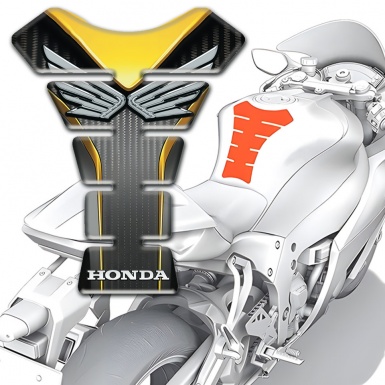 Honda  Tank Pad Motorbike Silicone Sticker Stylish Edition 
