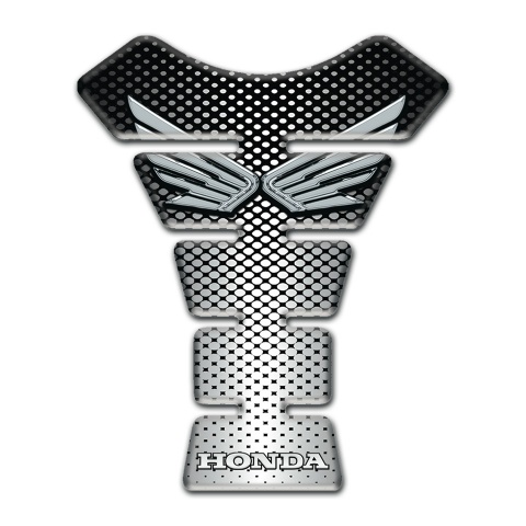 Honda Tank Protector Fli Silver Logo Stylish Base Design 
