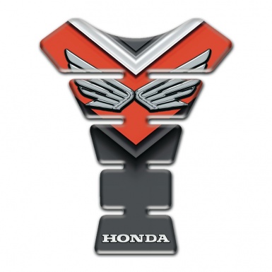 Honda Tank Fuse Orange V Shape Detail Design 