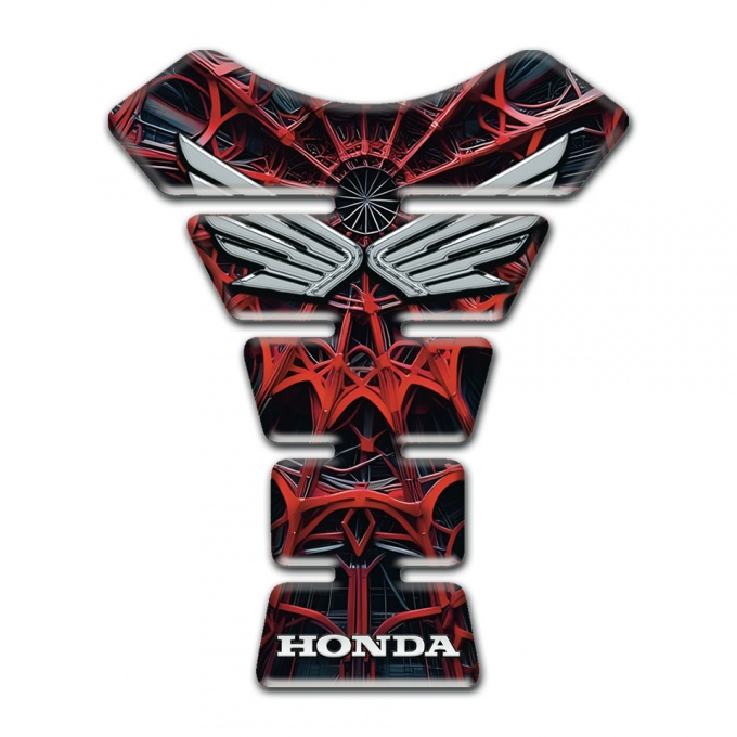 Honda Tank Pad Protector Unique 3D Spider Web Design 