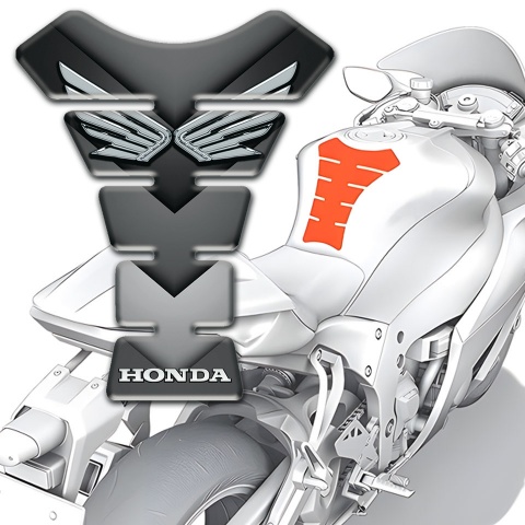 Honda Tank Fuse Anti Slip Sticker High-Quality Logo Style 