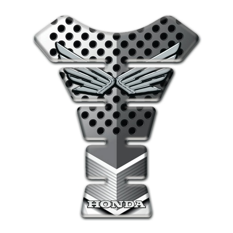 Honda Tank Guard Pads Silver Fly Logo High-Quality Edition 