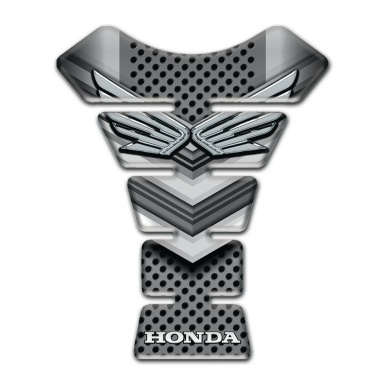 Honda Tank Guard Pads Perforated Metal with V Shape Decoration 