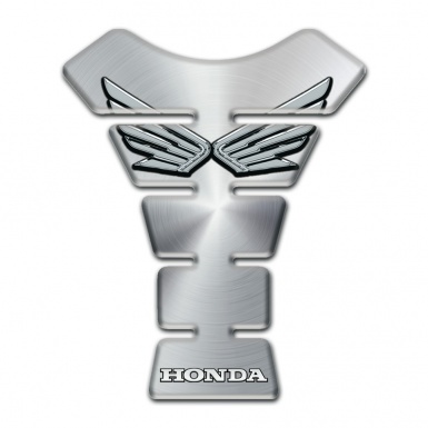 Honda Tank Pad Motorbike Best Quality Silver Edition 