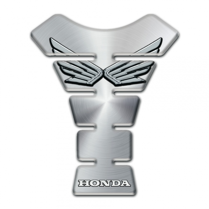 Honda Tank Pad Motorbike Best Quality Silver Edition 