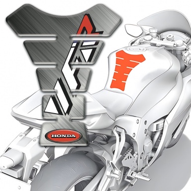 Honda Tank Protector Mat Grey Template VFR Logo 
