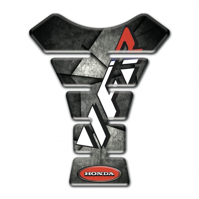 Honda Tank Guard Pads Mixed Grey Black Colors Base VFR Logo 