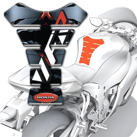 Honda Tank Protector Unique Silicone Sticker VFR Logo 