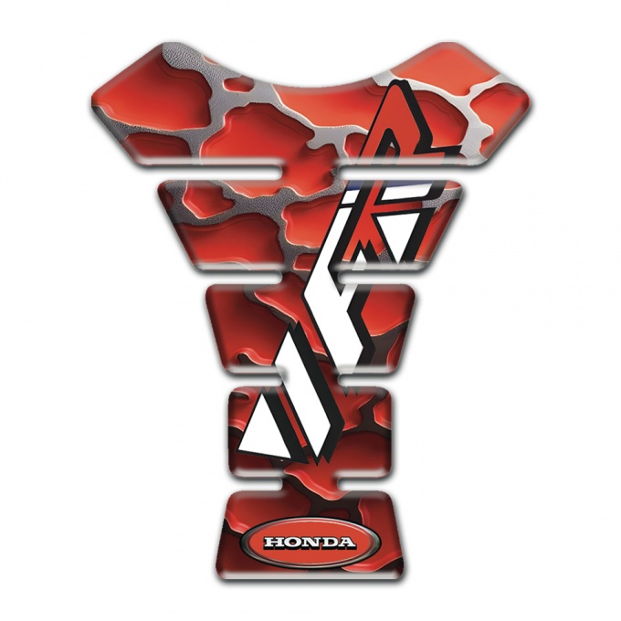 Honda Tank Protector Red Base Decoration VFR logo 