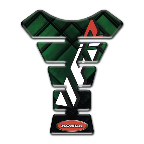 Honda Tank Pad Protector Dark Grren Decoration Motive VFR Logo 