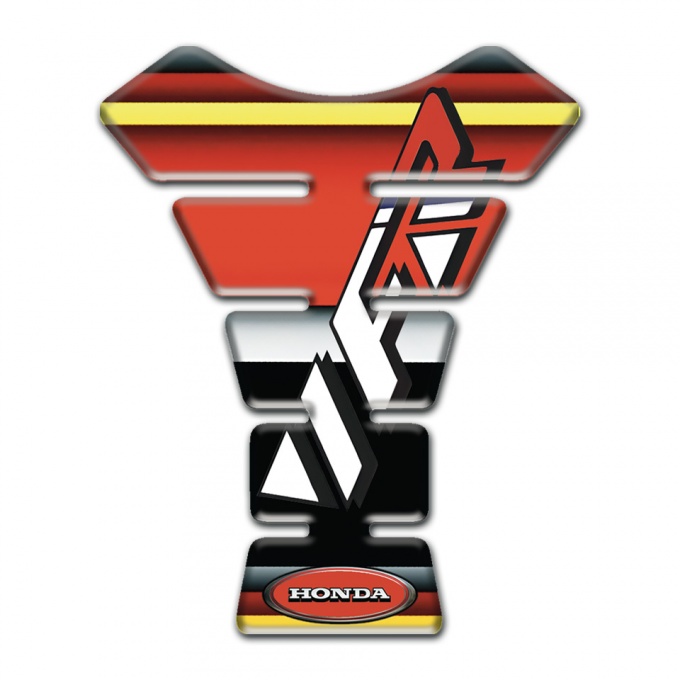 Honda Tank Protector Orange Motive Design VFR Logo 