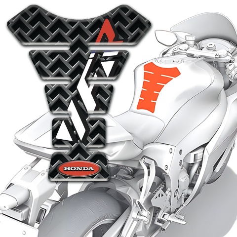 Honda Tank Protector Metal Grid Style VFR logo 