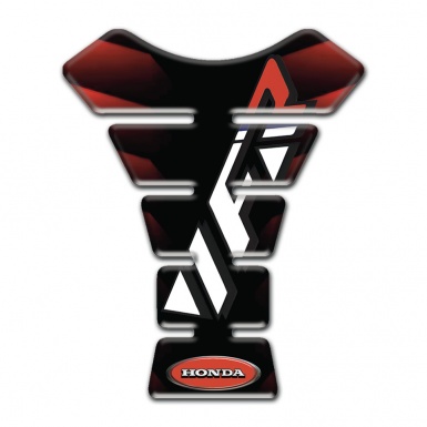 Honda Tank Pad Protector Black Red Nuance Base VFR Logo
