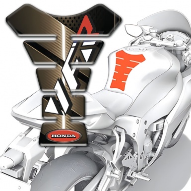 Honda Tank Pad Motorbike Bronze Motive Base VFR Style 